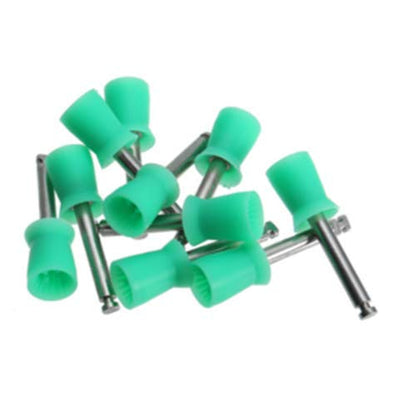 SS WHITE – Dental Prophy Cup 100pcs Box | Dental Disposable Latch type Polishing Polisher Prophy Cups Green